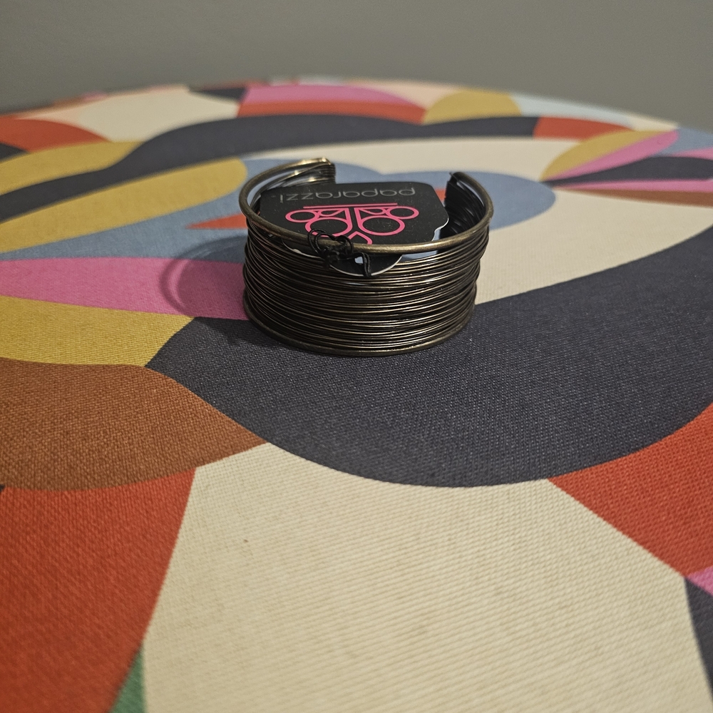 Paparazzi Black Coil Bracelet